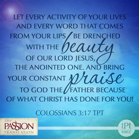 the passion translation scriptures